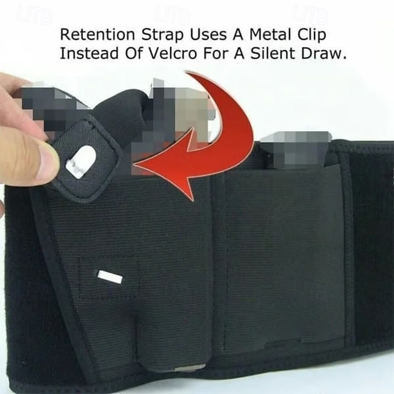 Ultimate Belly Band Holster Concealed Carry Waistband Pistol Holder Neoprene Tactical Holster Outdoor Hidden Carry Universal Gun Belt With Magazine Pouch Secure Handgun Clip 2026 - $11.99 –P3