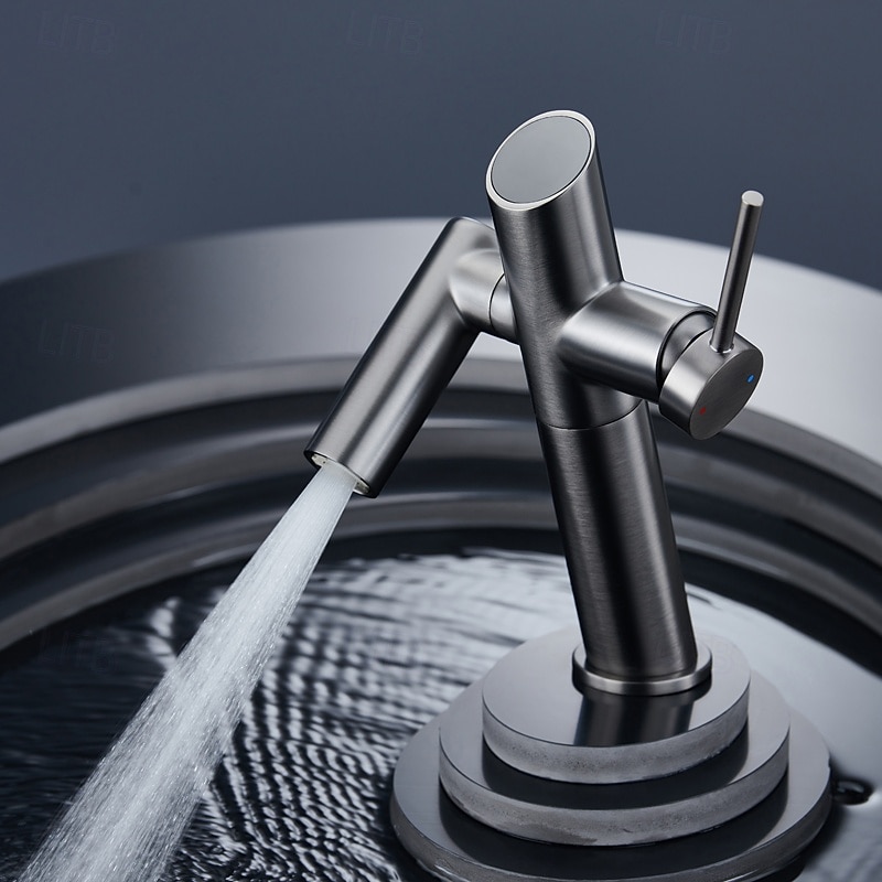 Robinet de lavabo - Classique Nickel brossé / Électroplaqué / Finitions peintes Ensemble central Poignée unique à un trouBath Taps de 2025 ? $145.99 –P3