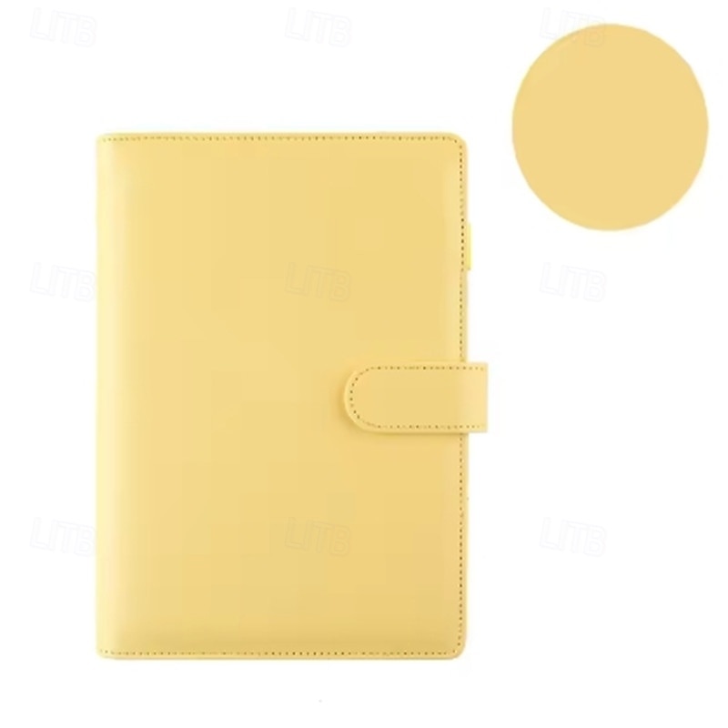 A6/a5 pu leder diy binder notebook abdeckung tagebuch agenda planer papier abdeckung schule schreibwaren 2026 - $14.99 –P8