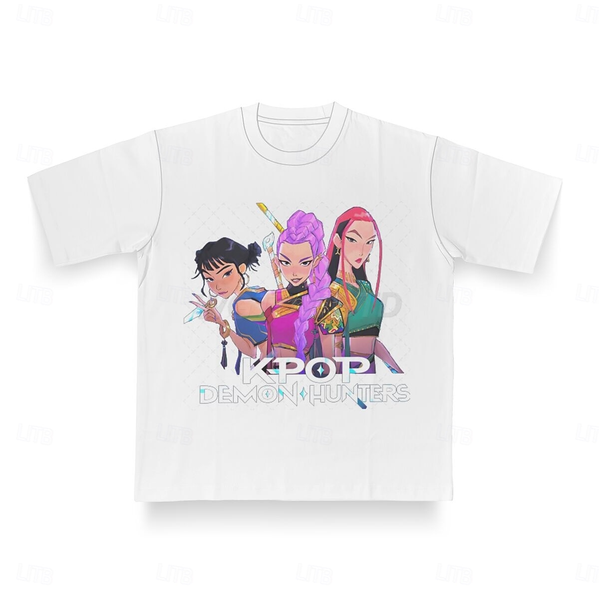 Cacciatori di demoni KPop Cacciatore di demoni Rumi Cacciatrice T-shirt Personaggio Grafico Per Per donna Adulti Mascherata Stampa a caldo Feste Casual Quotidiano del 2025 a $17.49 –P3