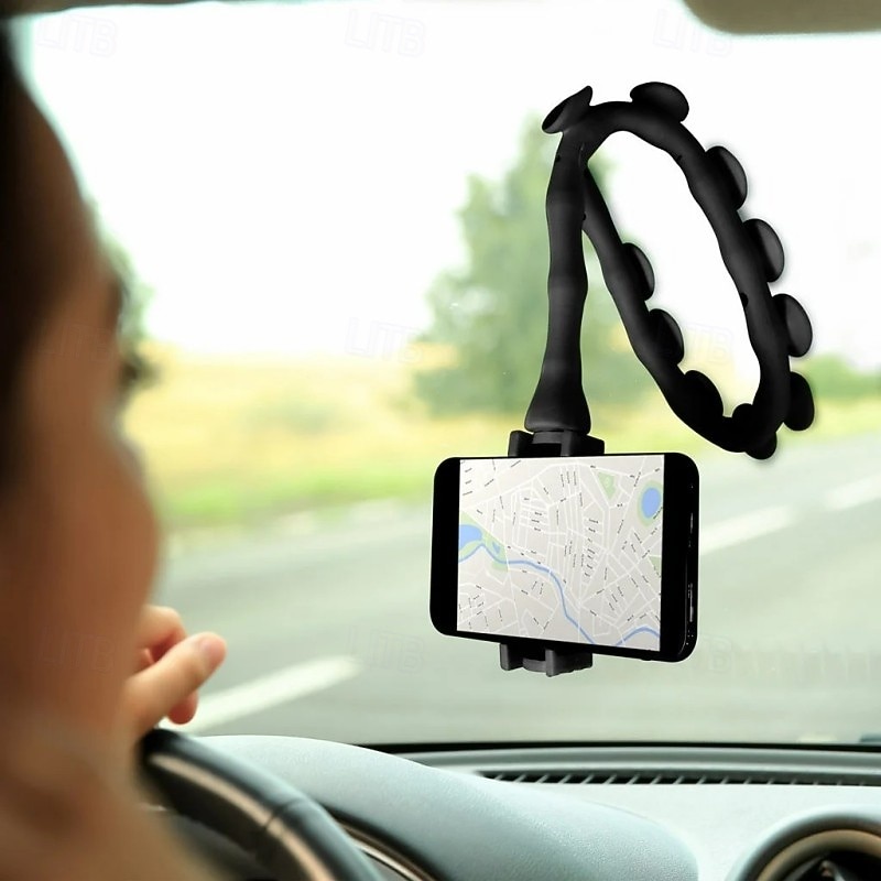 Support de téléphone paresseux, support de bureau flexible en forme de pieuvre, support de voiture pour smartphones, support col de cygne multifonctionnel, trépied réglable pour le streaming en de 2025 ? $13.99 –P2