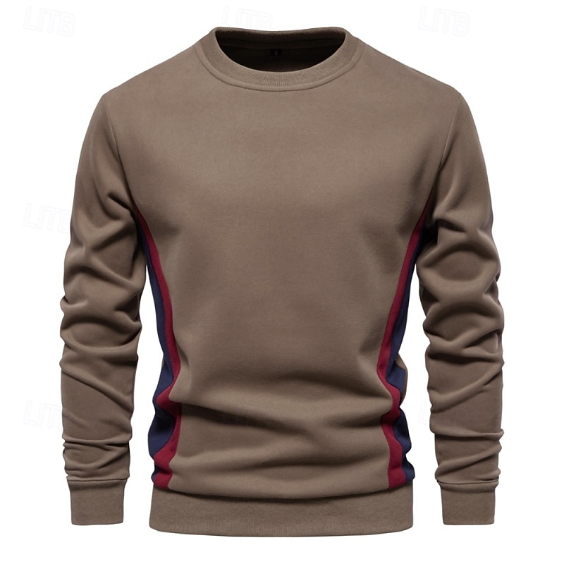 Per uomo Maglia Felpa con cappuccio Maglione Aalbicocca Blu denim Nero Giallo Blu marino Girocollo Semplice Patchwork Blocco di colore Sport & Outdoor Casuale Quotidiano Streetwear Cool Abbigliamento del 2026 a $28.99 –P8
