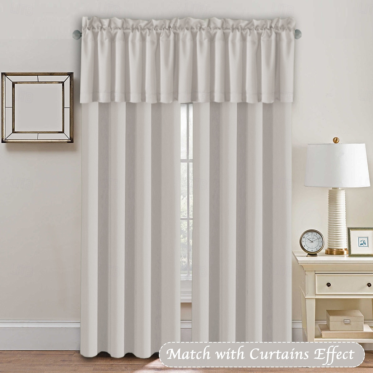 2026年 高密度の遮光無地ショートカーテン、寝室の窓用ドレープ、無地の断熱バランス、モダンでミニマリストな小さな窓用カバー  コレクション – $23.99 –P3