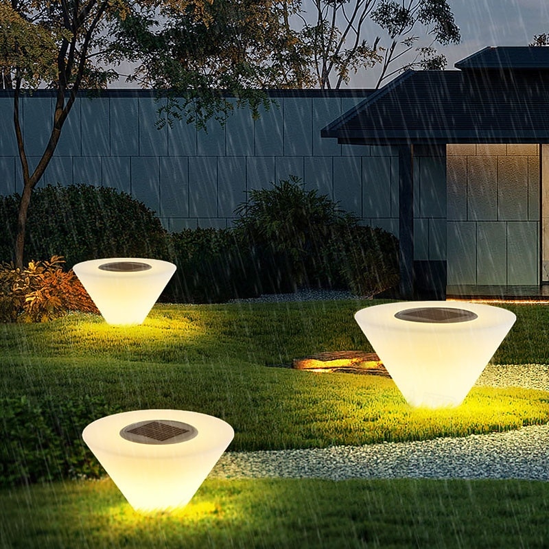 Farolas LED solares para exteriores de 30 cm, estilo nórdico, para postes de cerca, impermeables IP54, para terrazas, puertas, pilares de piedra, farolas de jardín. 2025 - $185.99 –P4