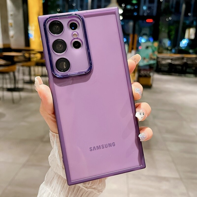 τηλέφωνο tok Για Samsung Galaxy S25 S25 Edge S24 S24 FE S23 Ultra Plus S22 Plus Ultra A16 A55 5G A35 5G A25 Πίσω Κάλυμμα Ανθεκτική σε πτώσεις Διαβάθμιση χρώματος Σιλικόνη 2025 - $7.99 –P6