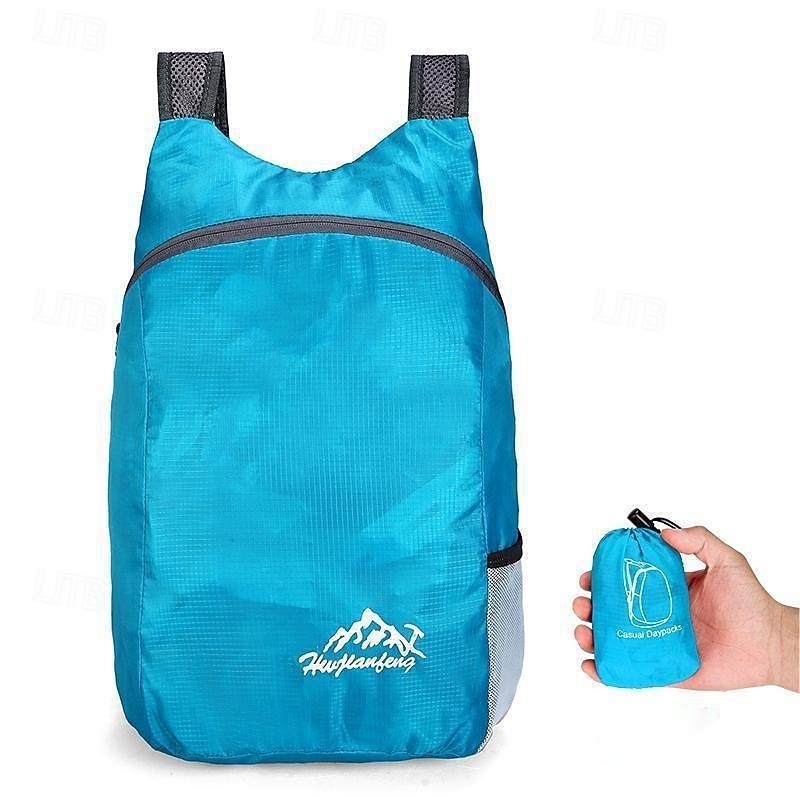 18 L Mochila de senderismo Mochila Ligera Ligera Mochilas de Senderismo Empacable Impermeable Utra ligero (UL) Multifuncional Plegable Al aire libre Camping / Senderismo Ciclismo / Bicicleta 2025 - $18.49 –P14