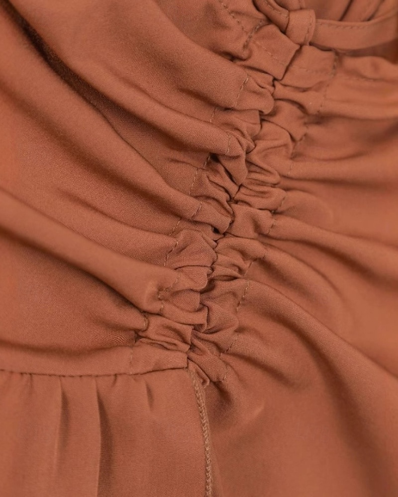 Pentru femei Fustă Fusta cu volan Drăguţ Casual Maxi Talie Medie Fuste Simplu Bufantă Imprimeu Micro-elastic Stradă Ieșire Roșu Vin Negru Roz Îmbujorat Toamnă Poliester 2025 - $20.99 –P4