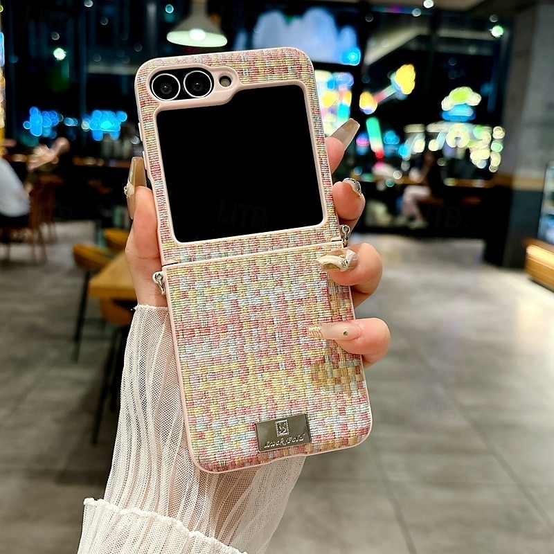 телефон Кейс для Назначение SSamsung Galaxy Z-флип 7 Z-флип 6 Z Flip 5 Z Flip 4 Кейс на заднюю панель с ремешком Защита от удара Ретро ТПУ Кожа PU 2025 - $12.99 –P9