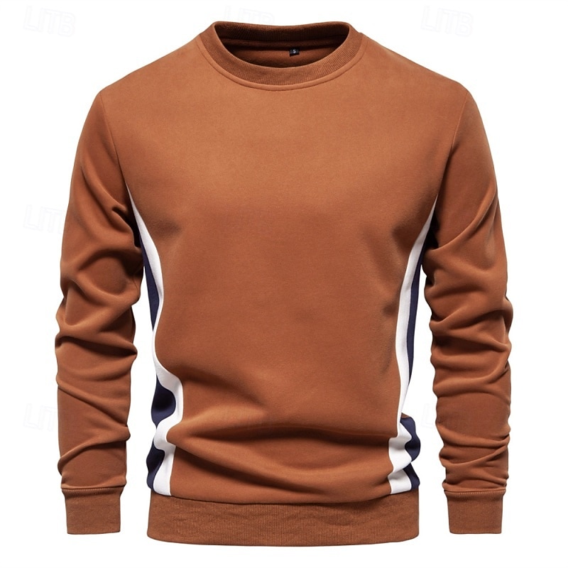 Per uomo Maglia Felpa con cappuccio Maglione Aalbicocca Blu denim Nero Giallo Blu marino Girocollo Semplice Patchwork Blocco di colore Sport & Outdoor Casuale Quotidiano Streetwear Cool Abbigliamento del 2026 a $28.99 –P7