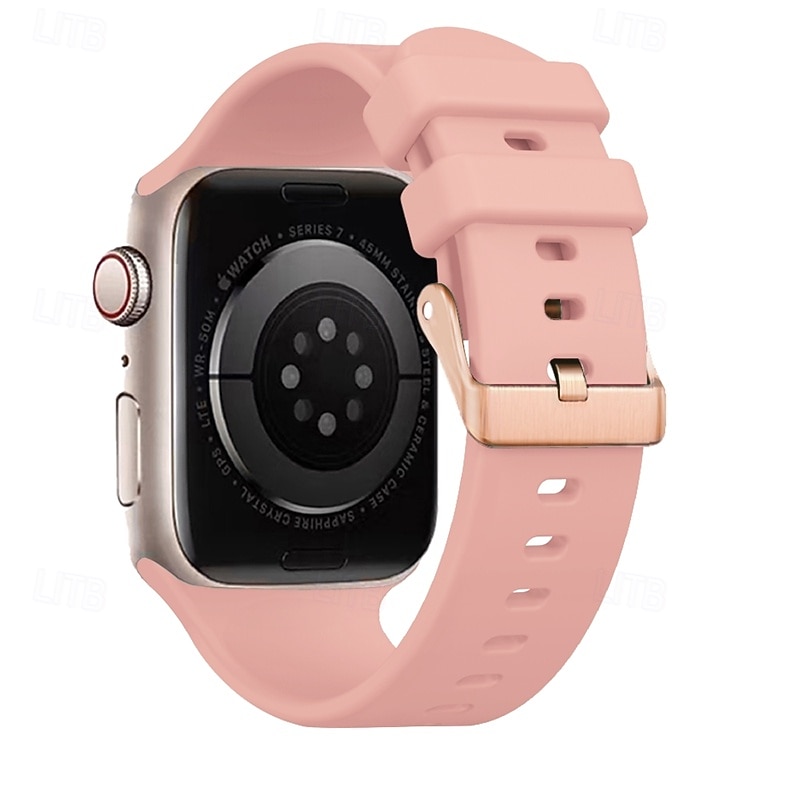 Спортивный ремешок, совместимый с Apple Watch, 38 мм, 40 мм, 41 мм, прочная металлическая застежка, регулируемый силиконовый ремешок, сменный ремешок для iwatch ultra 2 серии 9, 8, 7, se, 6, 5, 4, 3, 2026 - $15.99 –P8