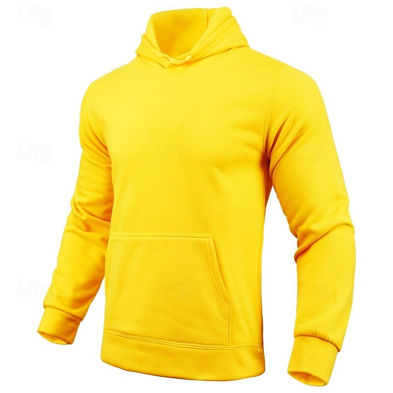 Per uomo Felpa con cappuccio Maglione Felpa con cappuccio in pile Felpa con cappuccio foderata in pile Nero Bianco Giallo Rosa Rosso Con Cappuccio Semplice Tasca Sport & Outdoor Casuale Quotidiano del 2025 a $17.99 –P8