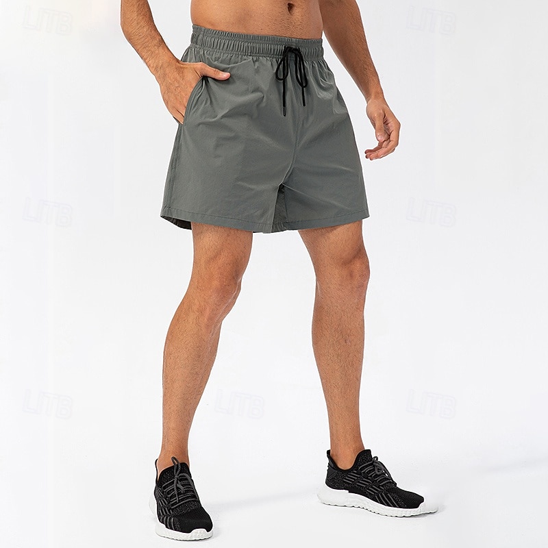Муж. Шорты для бега Тренировочные шорты С карманами Завышенная Нижняя часть Одежда для спорта и отдыха Для спортивного зала Тренировка Быстровысыхающий Легкость Тренажерный зал Баскетбол Спортивная 2025 - $25.99 –P7