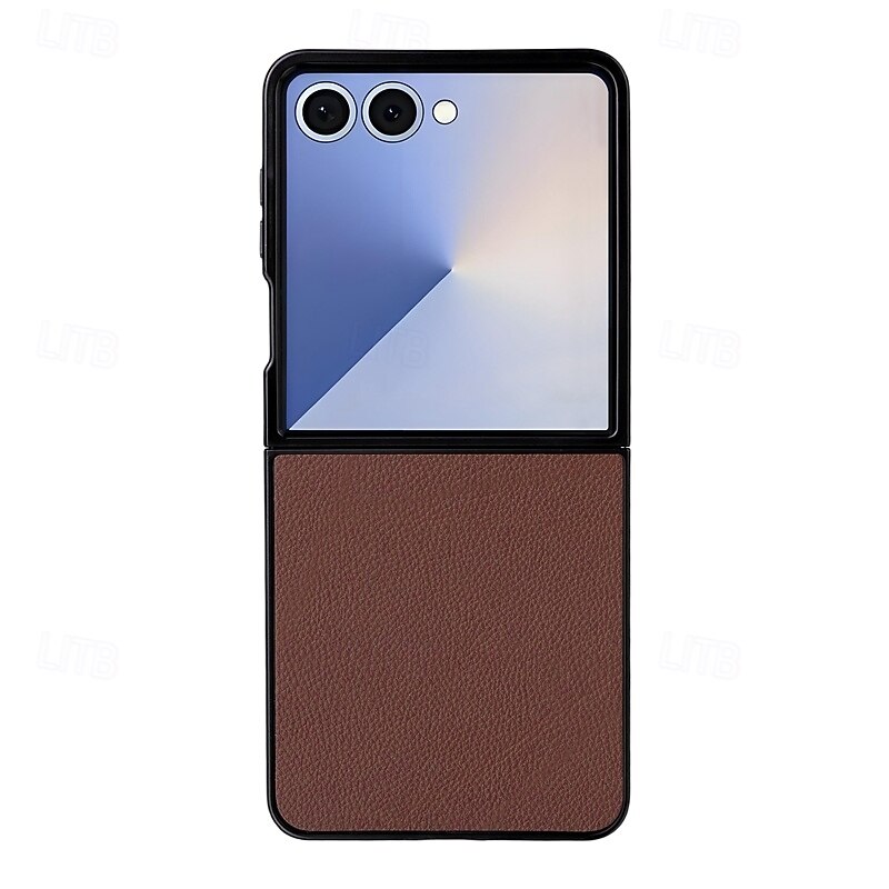 telefono Custodia Per Samsung Galaxy Z Flip 7 Z Flip 7 FE Z Flip 6 Z Flip 5 Copertura Posteriore Resistente agli urti Retrò TPU Pelle PU del 2025 a $9.99 –P1
