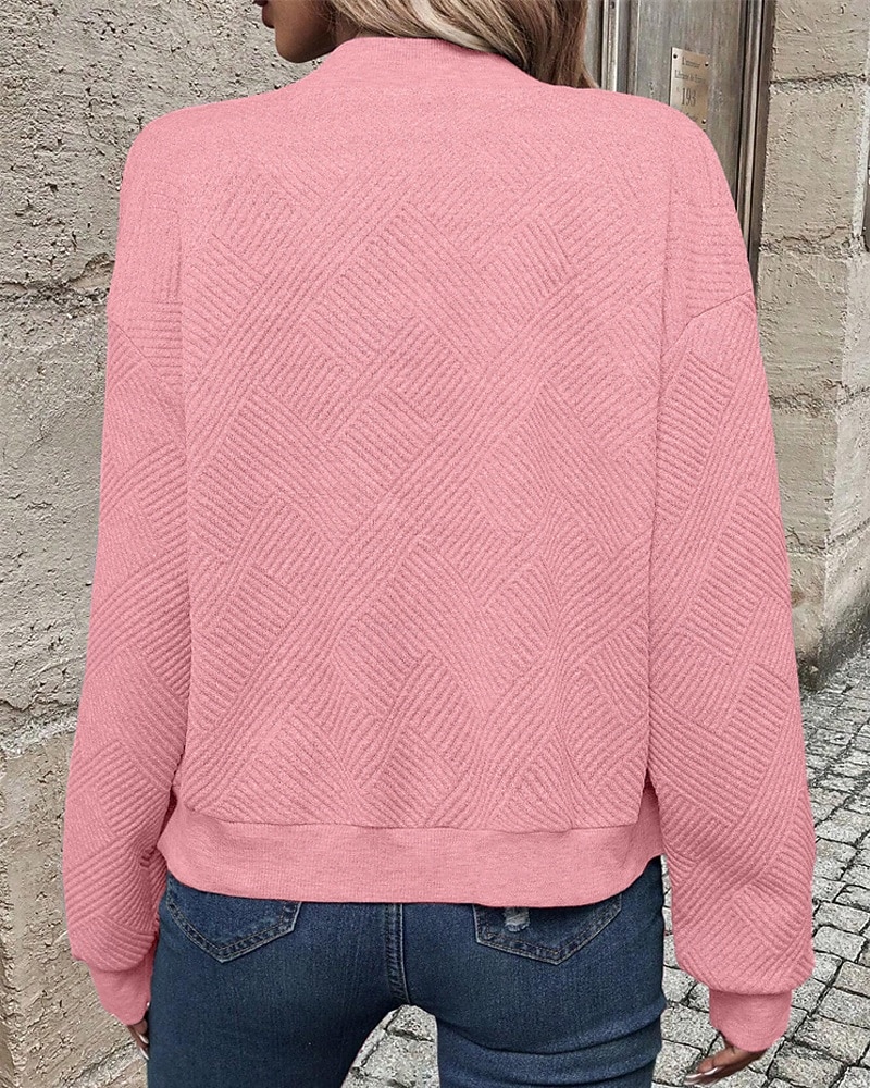 Per donna Giacca Casual Confortevole Traspirante Cerniera Tasca Moda Moderno Casual Semplice Uscire Weekend Cerniera Regolare Collo alla coreana Vestibilità regolare Manica Lunga Capispalla Nero del 2025 a $23.99 –P3