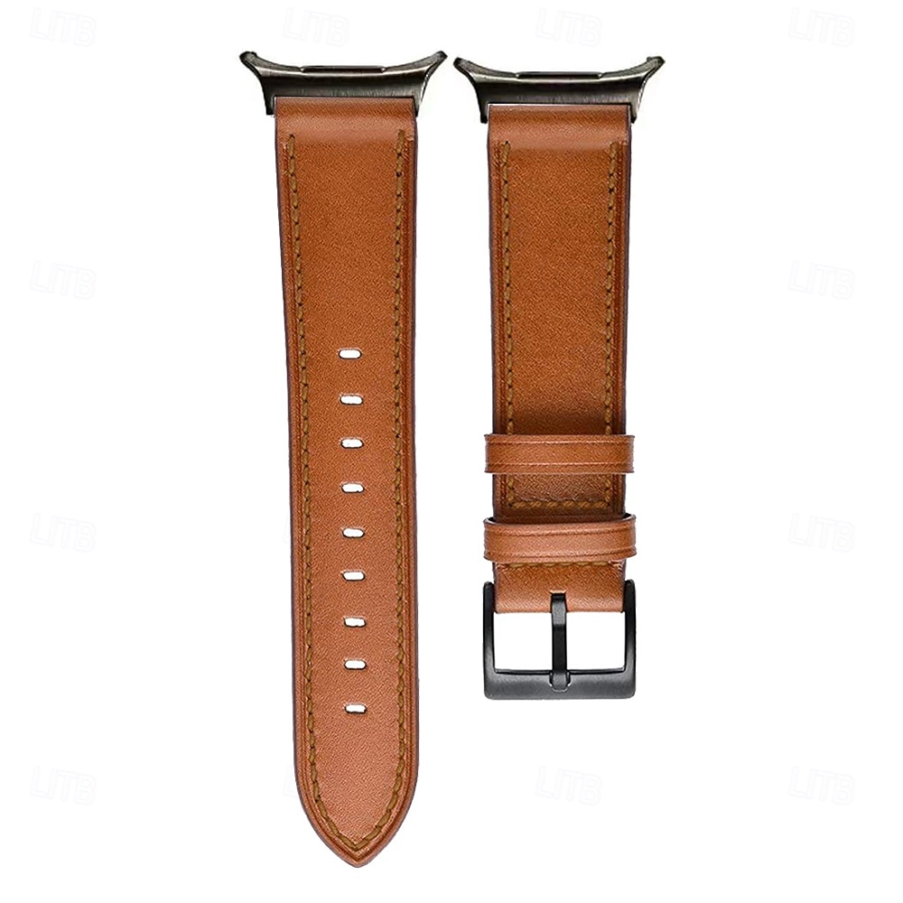 Óraszíj mert Samsung Galaxy 8. óra 40/44 mm 8. óra klasszikus 46 mm Valódi bőr Csere Szíj Állítható Rozsdamentes acél csat Bőr Link Karszalag 2025 - $19.99 –P13