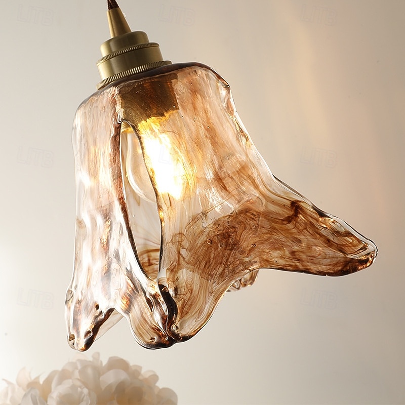 Mini luminária pendente de vidro e cobre com cúpula de vidro, luminária pendente de vidro transparente para quarto, sala de jantar e cozinha de 2025 por $141.99 –P4