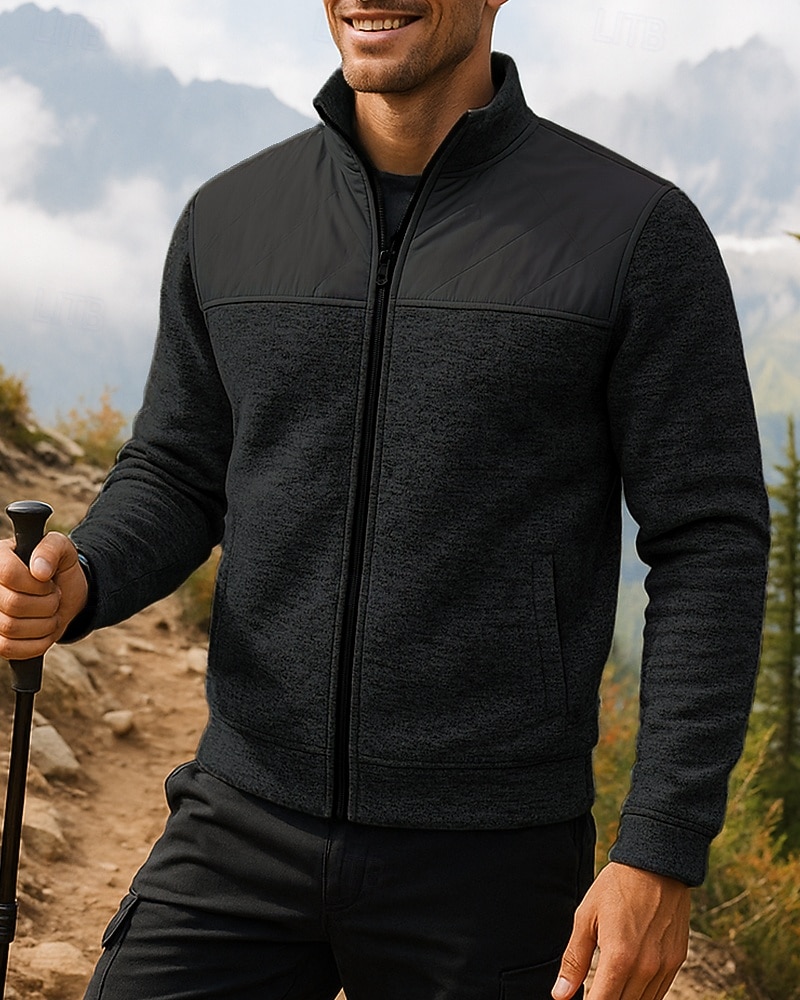 Муж. Куртка для туризма и прогулок Спортивная куртка На открытом воздухе Термальные Походная одежда Походная одежда Зима Осень Верхняя часть Походы / туризм / спелеология Бег Пэчворк 2026 - $19.99 –P7