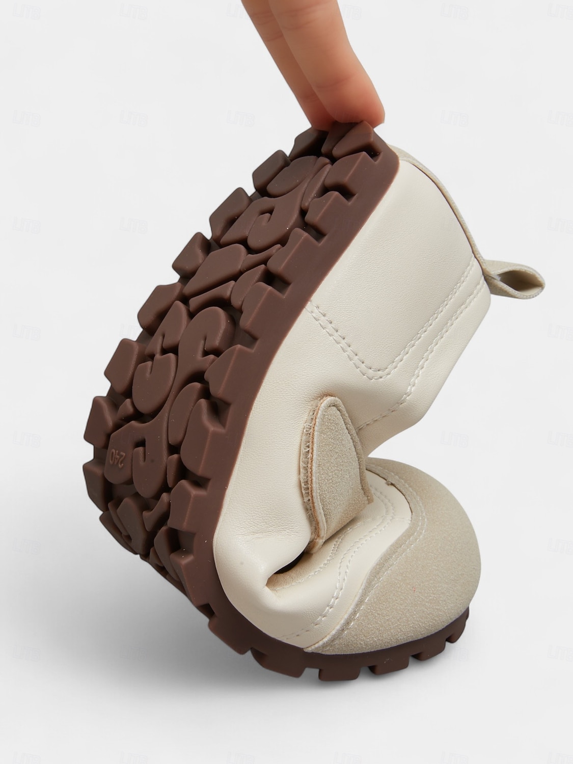 ballerine mary jane beige da donna con vestibilità ampia e cinturino a strappo – scarpe casual comode e antiscivolo a piedi nudi, da indossare tutti i giorni, per camminare e viaggiare del 2025 a $26.99 –P4