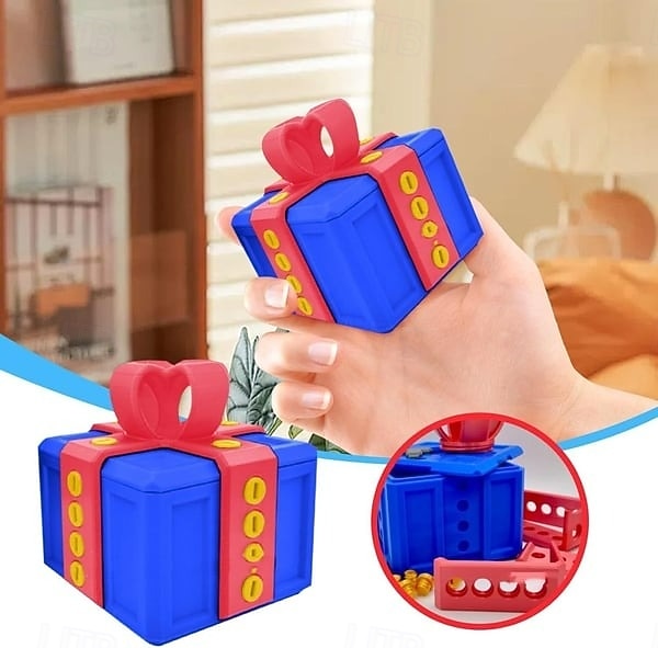 Ornamenti per scatole regalo fastidiose stampate in 3D, divertenti giocattoli, scherzi, puzzle, scatole, scherzi creativi, regali per amici, famiglie, feste, intrattenimento, novità, sorpresa per le vacanze. del 2025 a $19.99 –P5