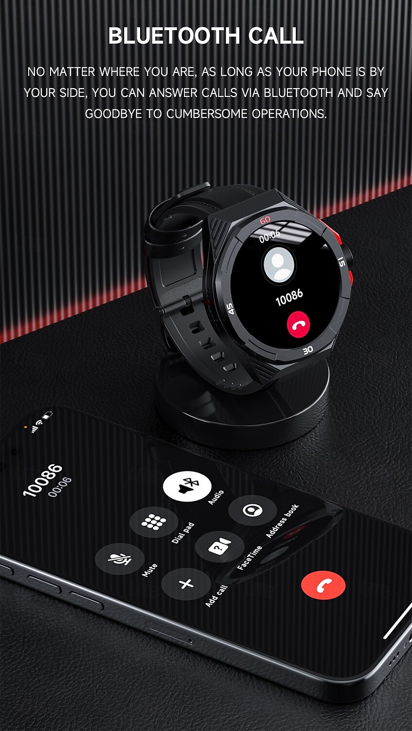 LOKMAT COMET 2 PRO Умные часы 1.46 дюймовый Смарт Часы Bluetooth Педометр Напоминание о звонке Датчик для отслеживания активности Совместим с Android iOS Женский Мужчины 2025 - $38.99 –P7