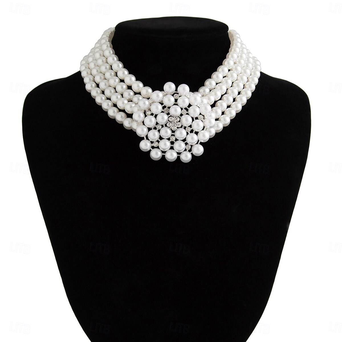 Naisten helmikaulakoru ja rannekorusetti, vintage-tyylisiä gatsby-koruja juhliin ja 1920-luvun teemaisiin tapahtumiin 2026 - $11.99 –P4