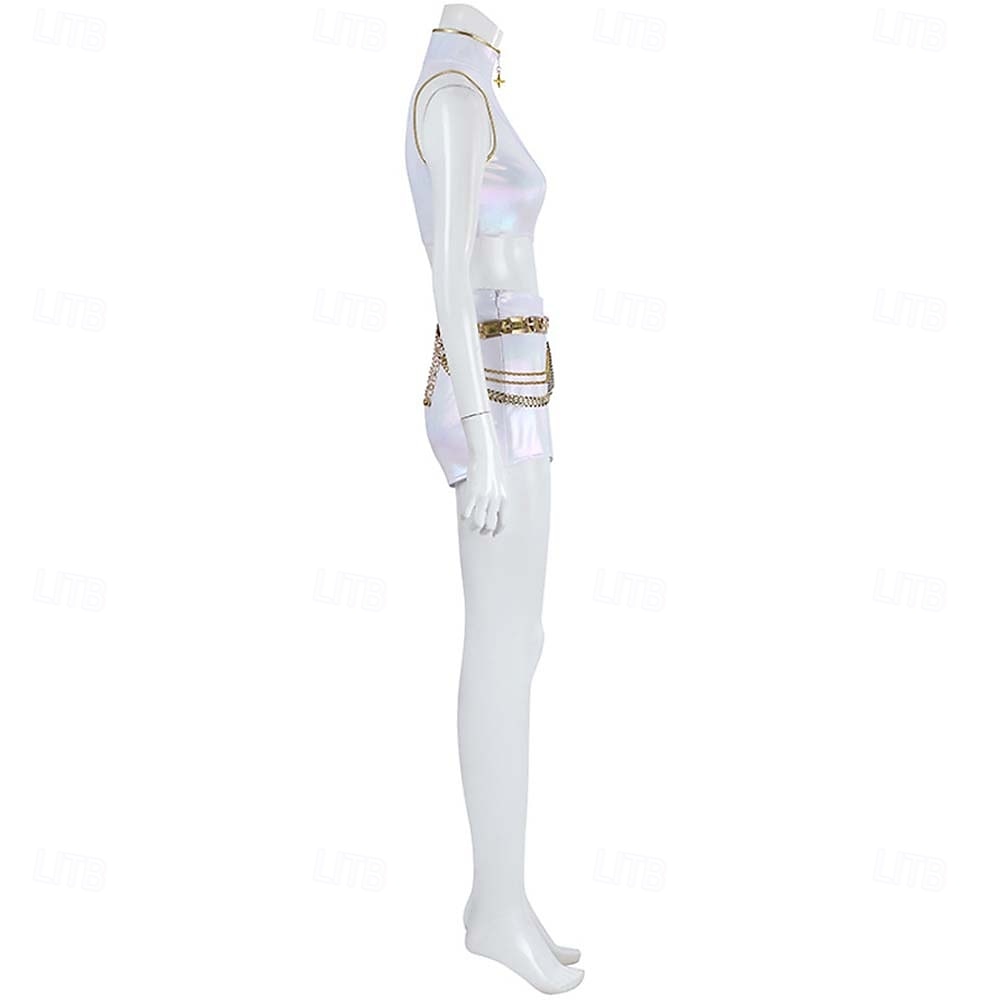 Inspiré des idoles coréennes Idole Pop Star Costume Robe Elégante Idole virtuelle for Femmes Adultes Halloween Carnaval Performance Comic-Con Salon de l'Anime de 2026 ? $60.99 –P5