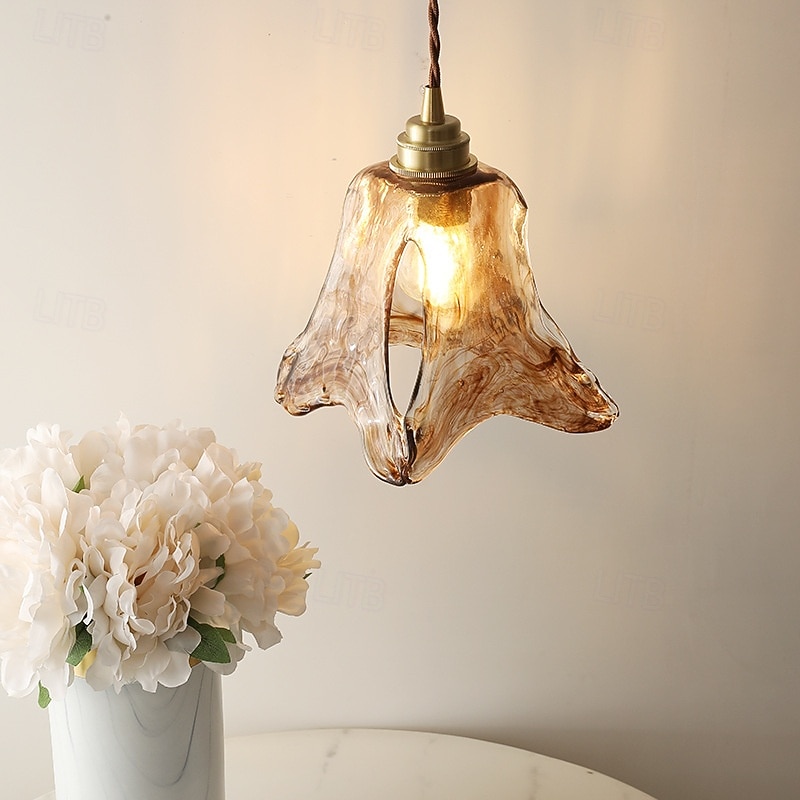 Mini luminária pendente de vidro e cobre com cúpula de vidro, luminária pendente de vidro transparente para quarto, sala de jantar e cozinha de 2025 por $141.99 –P2
