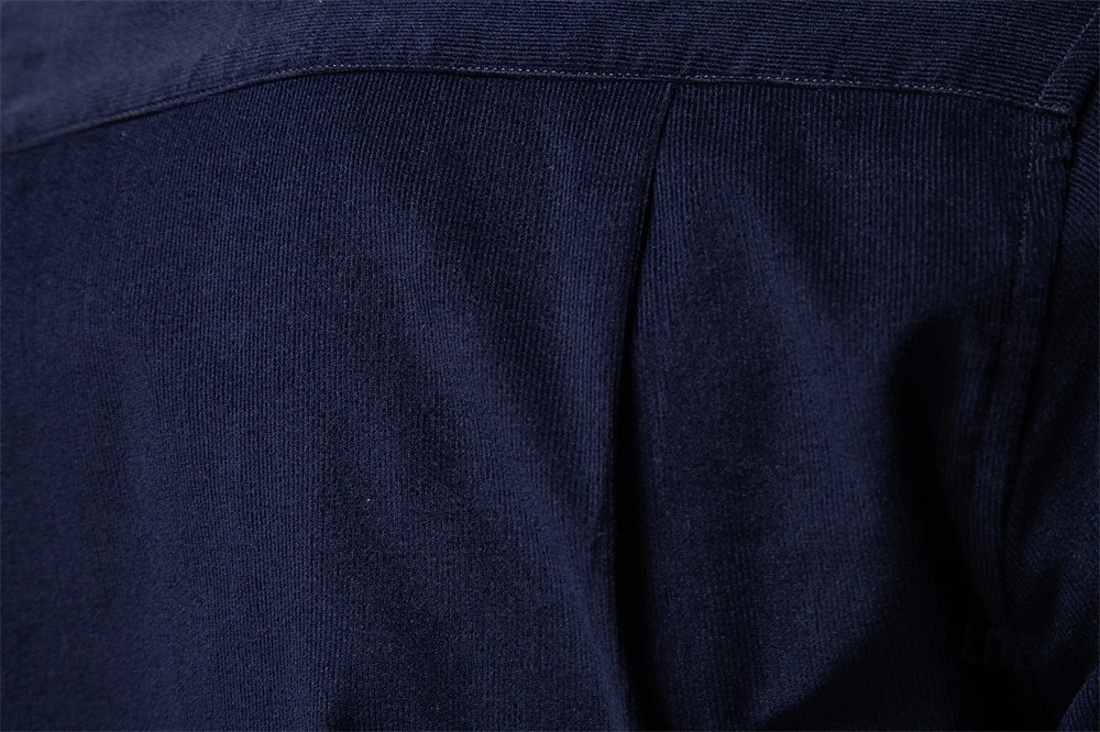 Per uomo Camicia Blu marino scuro Marrone Verde militare Manica Lunga Semplice Colletto a Camicia Scuola Formale Bottoni Abbigliamento Elegante Vintage Cool Quotidiano del 2026 a $35.99 –P23