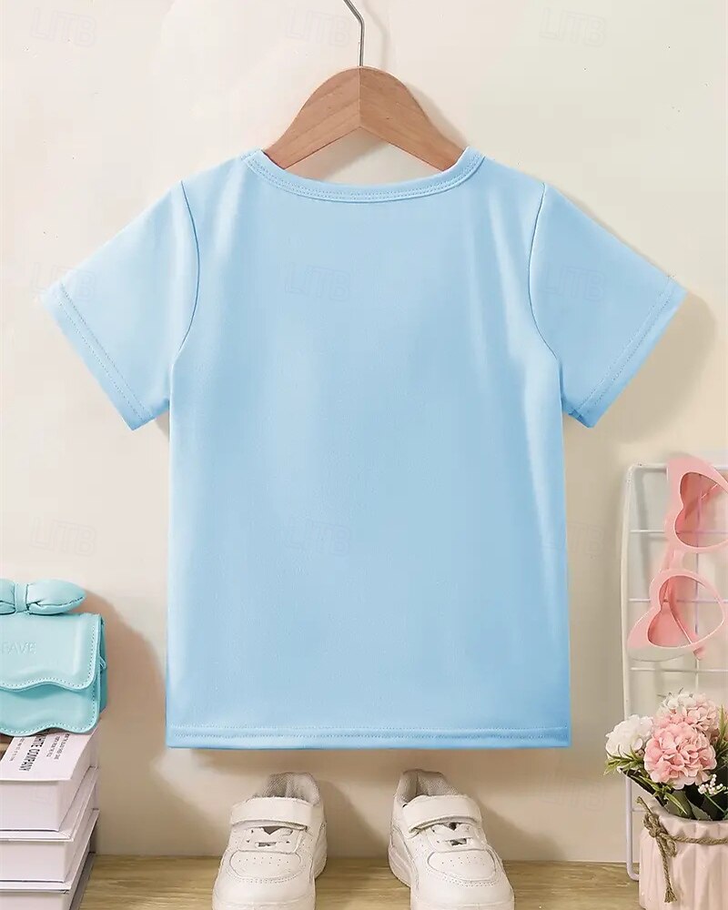 Camiseta engraçada com estampa de Brainrot italiana para meninas - camiseta leve e elástica com tecido elástico leve para crianças de 4 a 12 anos, casual para o dia a dia &roupa de festa de de 2025 por $11.99 –P2