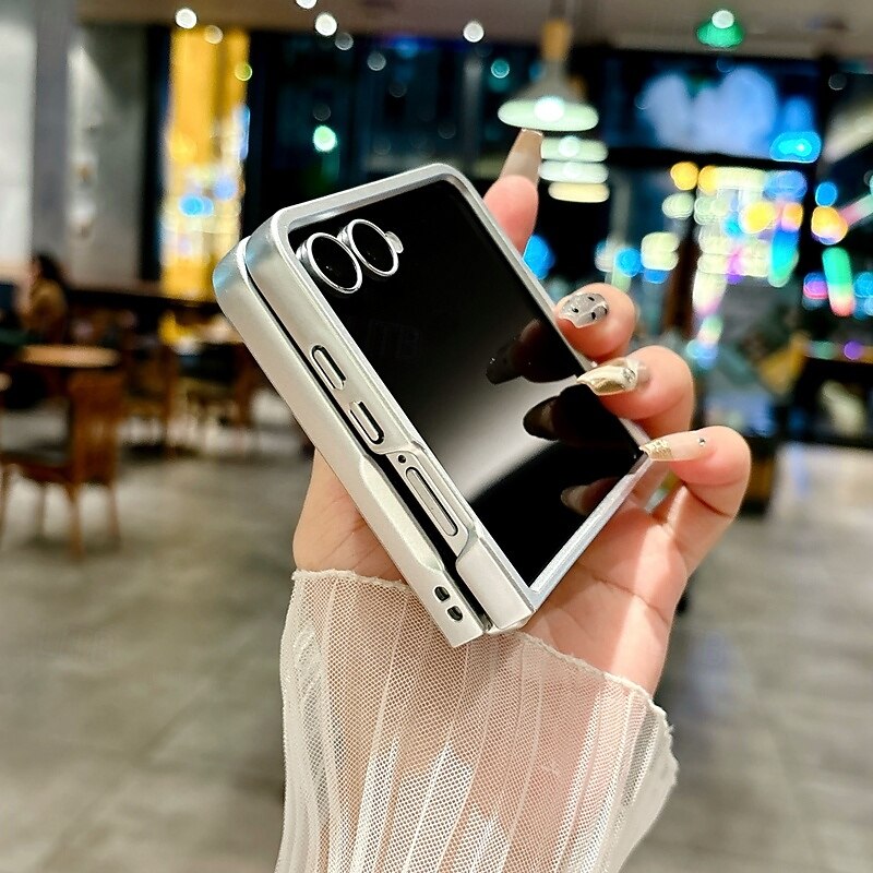 телефон Кейс для Назначение SSamsung Galaxy Z-флип 7 Z-флип 6 Z Flip 5 Z Flip 4 Кейс на заднюю панель Защита от удара Ретро ТПУ Кожа PU 2025 - $11.99 –P7