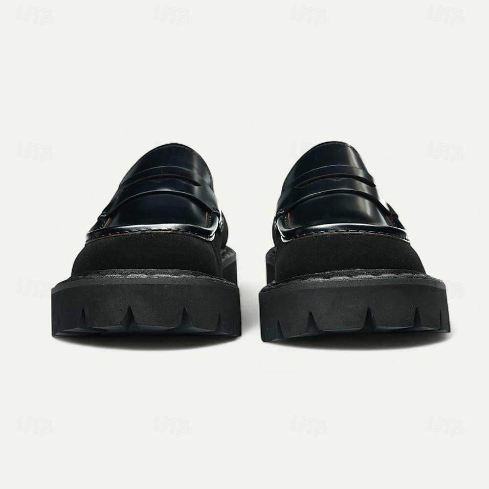 Мужские пенни-лоферы из натуральной кожи, винтажные коричневые, деловые, повседневные туфли для повседневной носки и вечерних мероприятий 2026 - $109.99 –P7