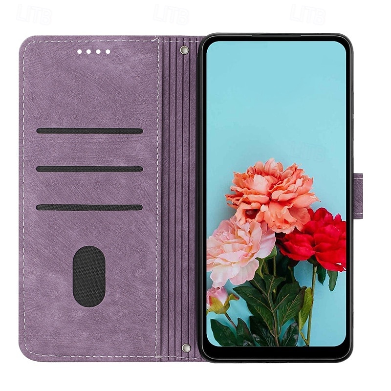 teléfono Funda Para iPhone 17 Air 16 15 14 Pro Max Plus 16e 13 Pro Max Mini Funda Trasera con correa de muñeca Caballete Ranura para tarjetas Retro TPU Cuero de PU 2025 - $11.99 –P2