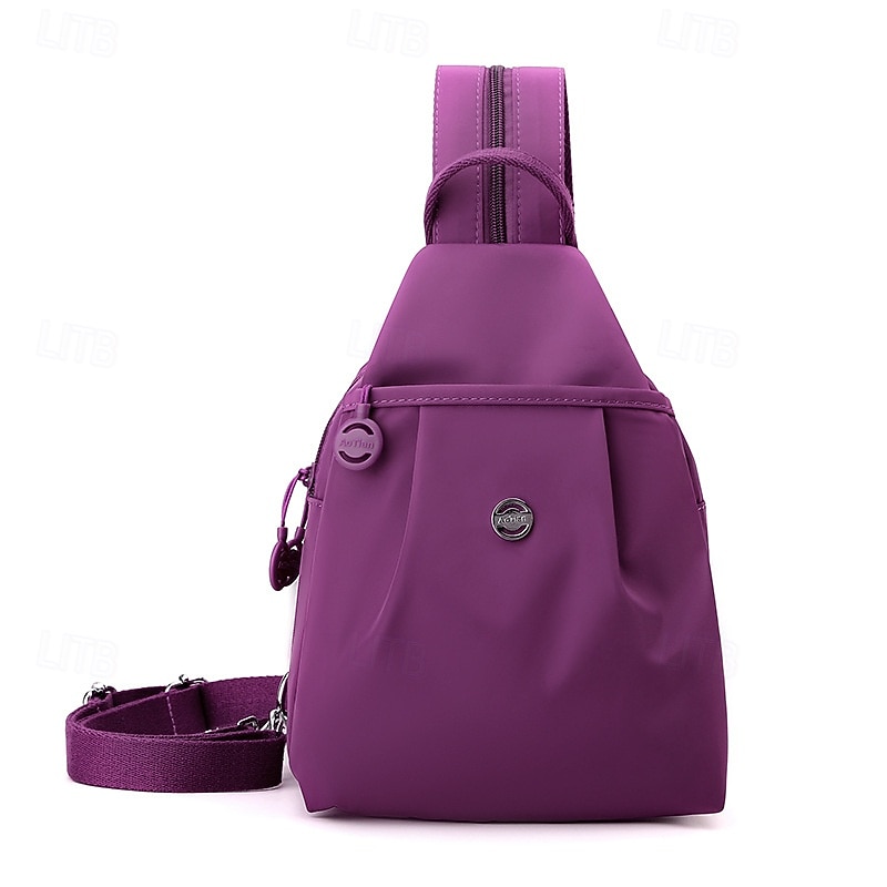 Bolso de viaje impermeable de dos vías, mini mochila para mujer 2025, bolso de pecho de tela Oxford antirrobo, mochila informal de moda para el hombro. 2026 - $30.99 –P13