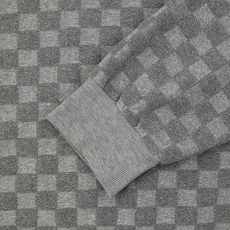 رجالي كنزة البلوز هوديي البلوز قف بجانب الطريق أسود أبيض كاكي رمادي رقبة عالية مدورة هندسي بقع الرياضة & في الخارج فضفاض مناسب للبس اليومي أناقة الشارع كوول ملابس رياضية الشتاء ملابس هوديس بلوزات 2025 - $20.99 –P8