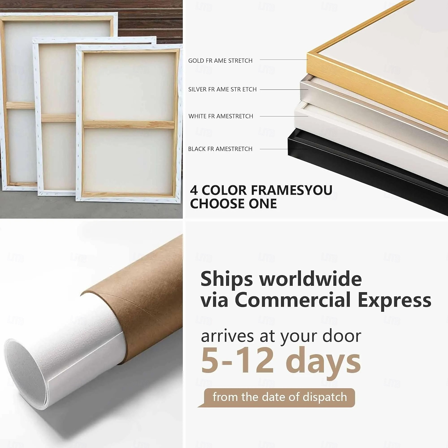 Duże złote góry na płótnie, oryginalna złota sztuka ścienna, tekstura 3D, impasto, abstrakcyjny, naturalny krajobraz, wystrój boho, salon, wystrój domu 2025 - $41.99 –P9