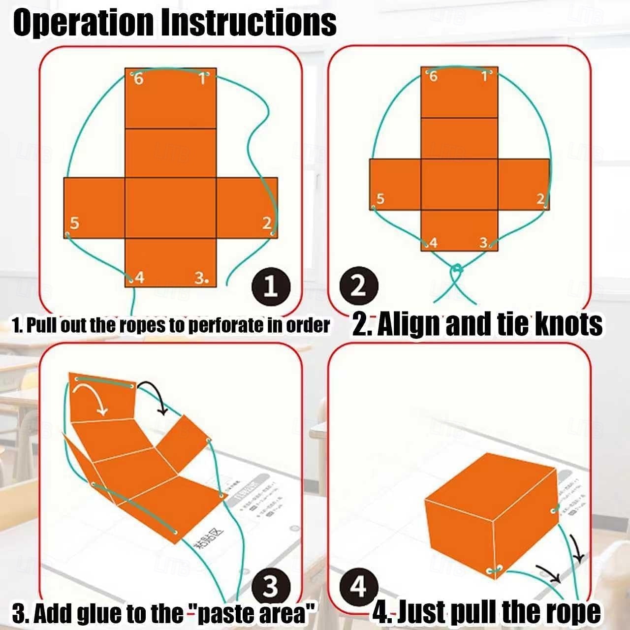 Pull String 3D Geometry Learning Book 9/12/15 Solids Geometric Models for Kids Teach Volume & Surface Area Formulas 2025 - $17.99 –P10