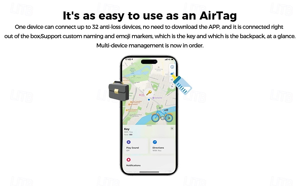 procédure de suivi GPS intelligent &Localisateur portable anti-perte, étanchéité IP65, compatible avec les systèmes Android et iOS de 2025 ? $18.99 –P10