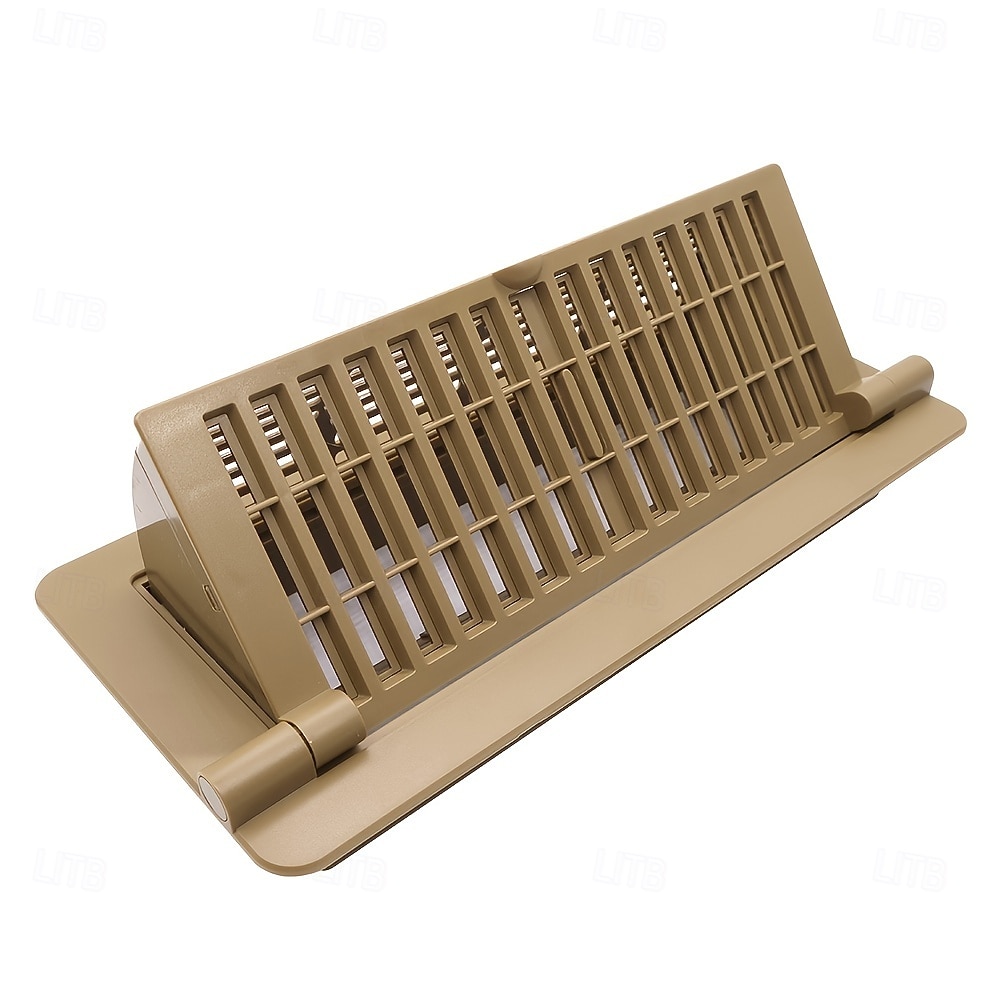 Heavy-Duty 4" x 10" Floor Vents Registers - Walkable Premium Finish Sidewall Floor Register with Easy Adjust Air Supply Lever for Home, Office or Ceiling Installation - Durable and Sturdy Design 2026 - $30.99 –P1