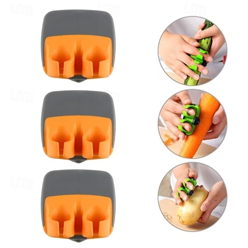 Нож для чистки овощей и фруктов с острыми лезвиями, кольцо для чистки овощей и фруктов, многофункциональный ручной нож для использования на кухне 2026 - $12.99 –P9