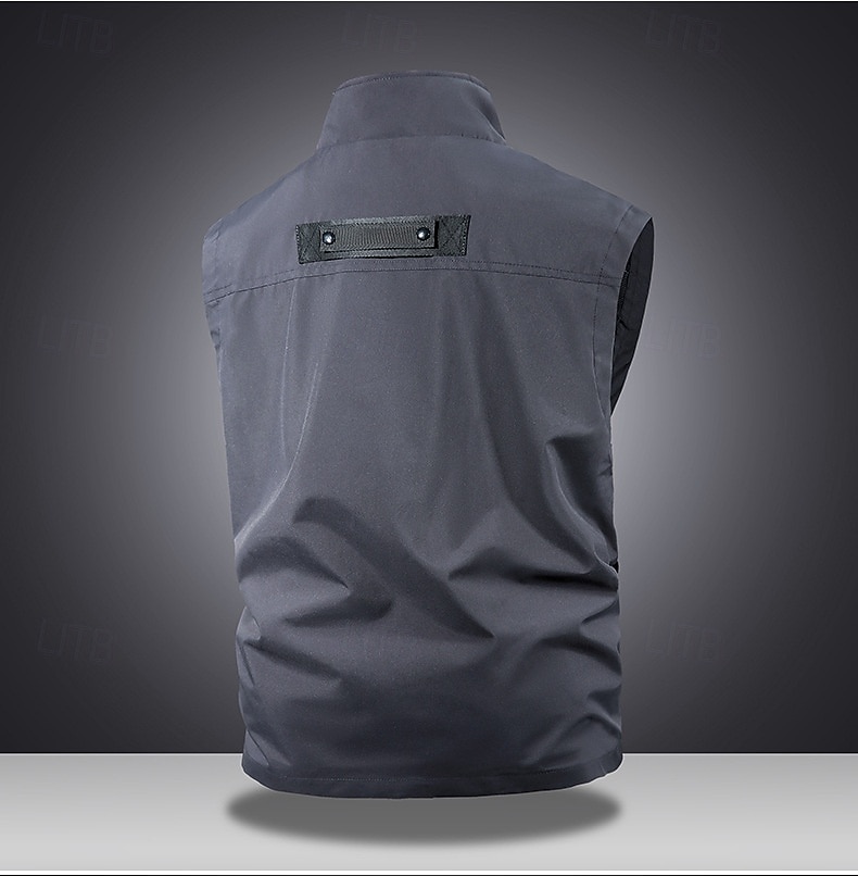 Per uomo Gilet da esterno Giacca Tattica Sport all'Aperto Casuale Per la pesca Campeggio & Escursionismo Attivo Primavera Autunno Multi-tasche Multistrato Poliestere Tattico Cerniera Collo alla del 2026 a $42.99 –P4