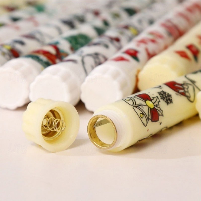 Flammenlose Stabkerzen mit weihnachtlichem Farbmuster, batteriebetrieben mit Fernbedienung und Timer, flackernde LED-Stabkerzen mit 3D-Docht, Weihnachtsmann, Schneemann, Weihnachtsbaum-Aufkleber, 2025 - $17.99 –P3