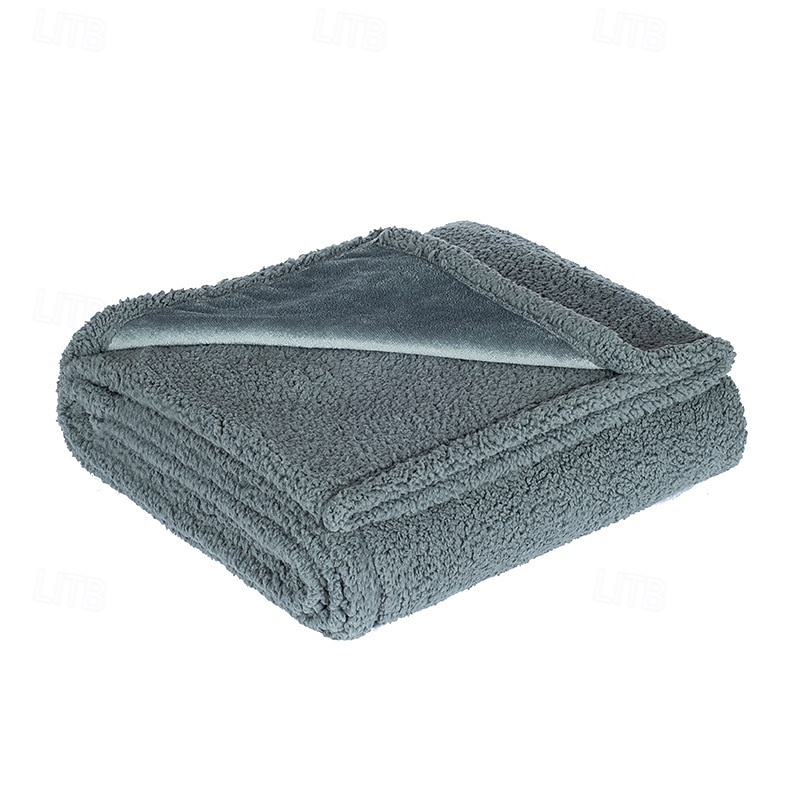 Pătură impermeabilă pentru animale de companie pătura groasă din flanel și sherpa pentru patul animalelor de companie pătură moale din catifea pentru câini 2025 - $11.49 –P7