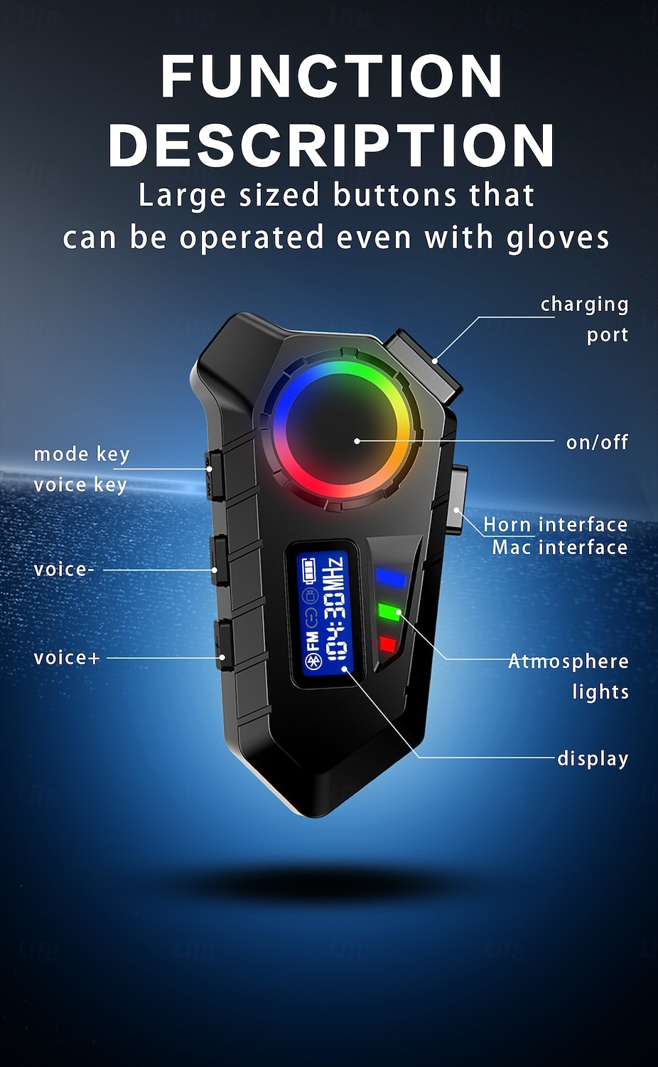 2025年 工場OEM K09 FMトランスミッター Bluetoothヘッドセット ヘルメットヘッドセット 耳掛けスタイル ブルートゥース ラジオ 耐久 ステレオ FMラジオ オートバイ コレクション – $41.99 –P10