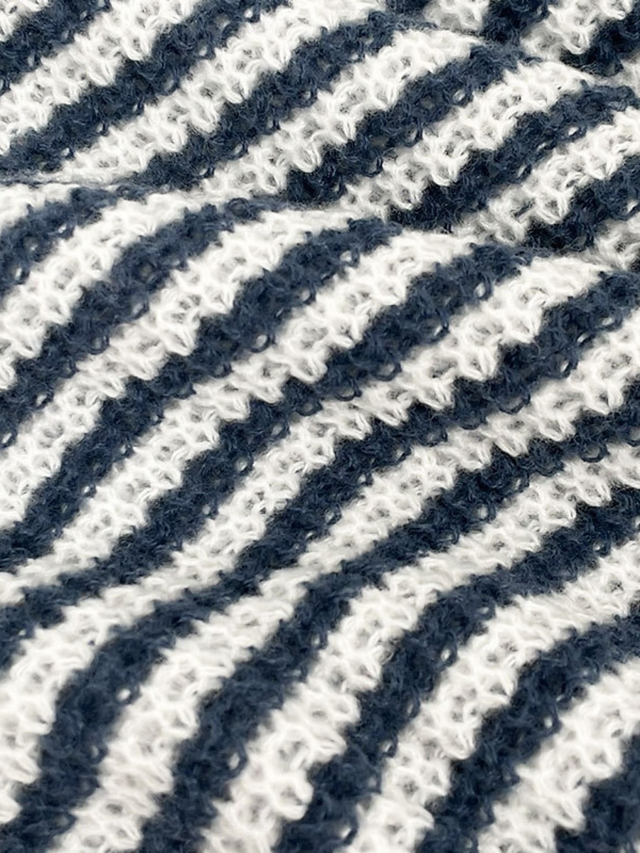Damen Pullover Lässig Weich Gestreift Gerippt U-Boot-Ausschnitt Gestrickt Langarm Normale Oberteile Stricken Outdoor Täglich Wochenende Schwarz Rote Herbst Winter 2025 - $28.99 –P14