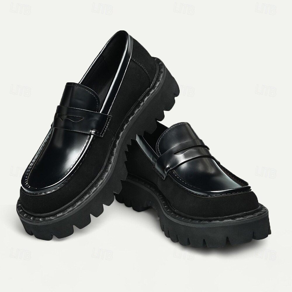 Мужские пенни-лоферы из натуральной кожи, винтажные коричневые, деловые, повседневные туфли для повседневной носки и вечерних мероприятий 2026 - $109.99 –P10