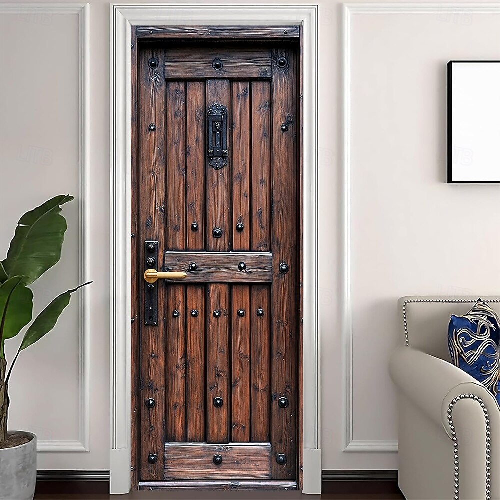Door Cover Outdoor Banners Castle Door Vintage Medieval 3D Bedroom Living Room Dorm Front Door Home Decor 2026 - $19.99 –P5
