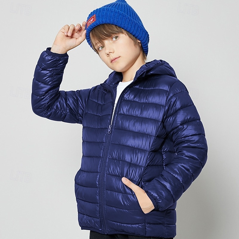 Da ragazzo 3D Liscio Cappotto Manica lunga Inverno Attivo Fantastico Poliestere Bambino 3-13 anni Sport Standard del 2026 a $32.99 –P10