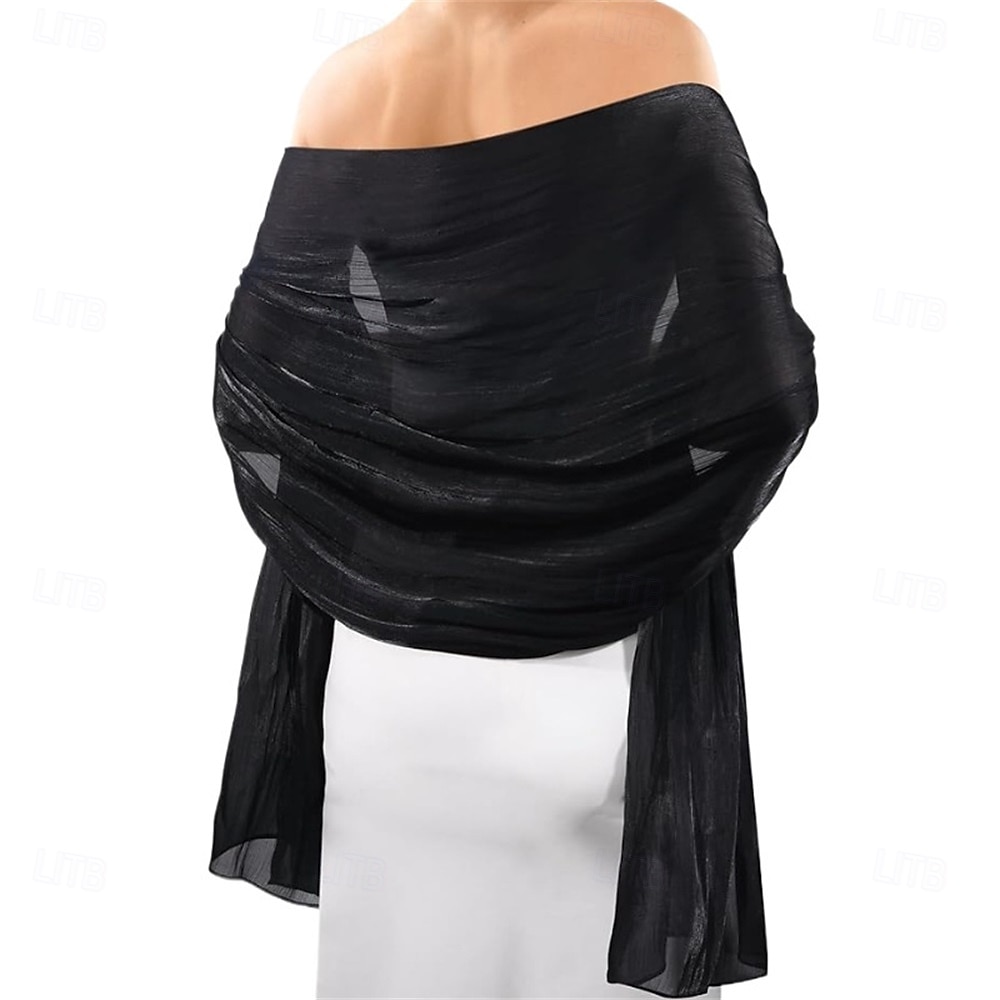 pashmina-sjaler og sjal til aftenkjoler for kvinner, bryllupssjal, brudeskjerf til kvinner, brudepikeskjerf 2025 - $27.99 –P7