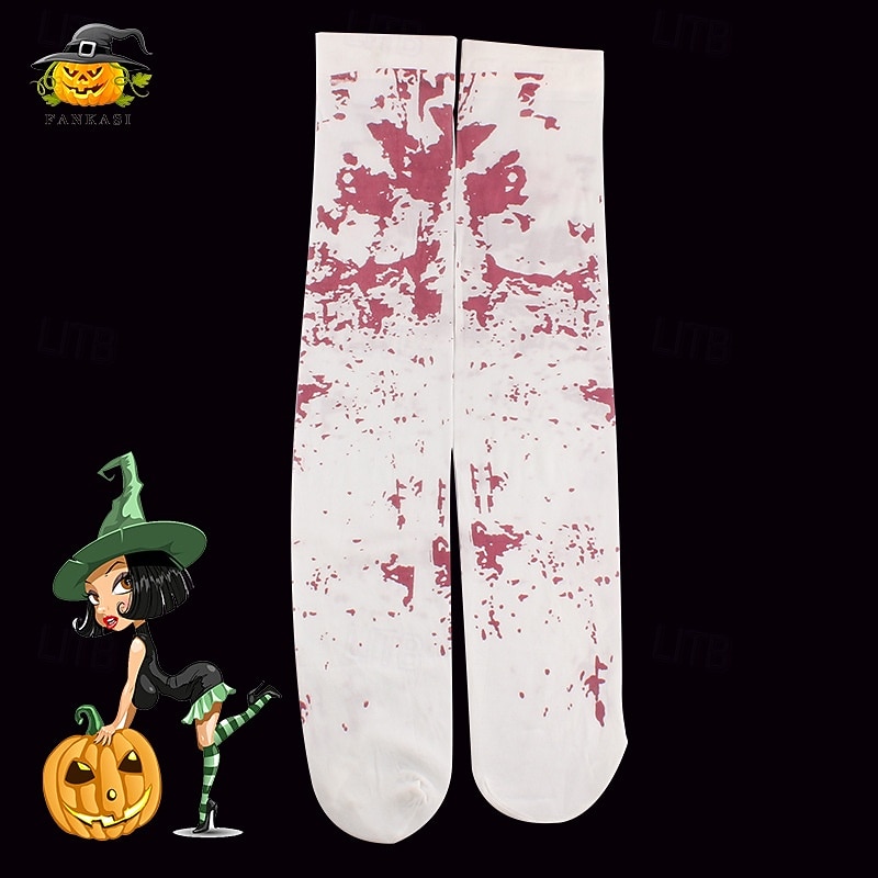 2 páry kostlivých lebek, halloweenských rukavic, ponožek a punčocháčů, které svítí ve tmě, hororových a strašidelných kostýmů pro dospělé a ženy, halloweenských karnevalových a párty kostýmů, snadné 2025 - $13.99 –P5