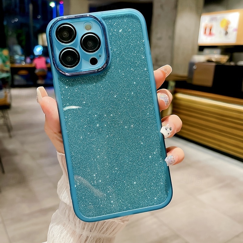 τηλέφωνο tok Για iPhone 17 Pro Max 17 Air 16 15 14 Pro Max Plus 16e 13 Pro Max Πίσω Κάλυμμα Bling Glitter Shiny Ανθεκτική σε πτώσεις Διαβάθμιση χρώματος Σιλικόνη 2025 - $6.99 –P2